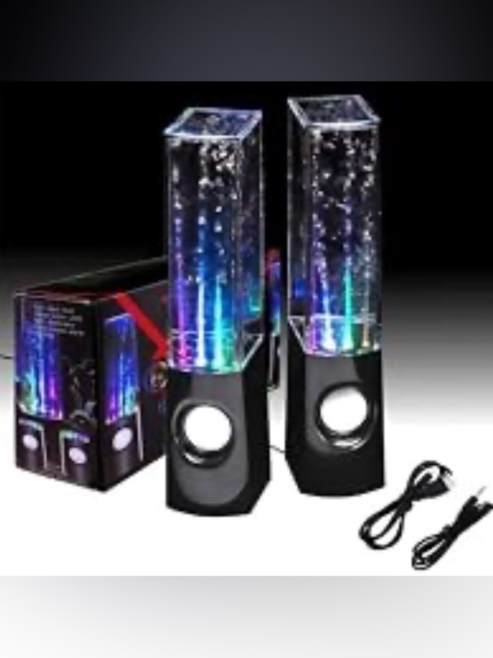 NIB Set of Dancing Water Speakers